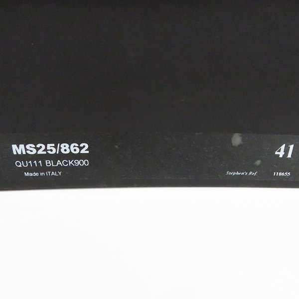 実際に弊社で買取させて頂いたDRIES VAN NOTEN/ドリスヴァンノッテン レザーサンダル MS25/862 QU111 BLACK900/41の画像 9枚目