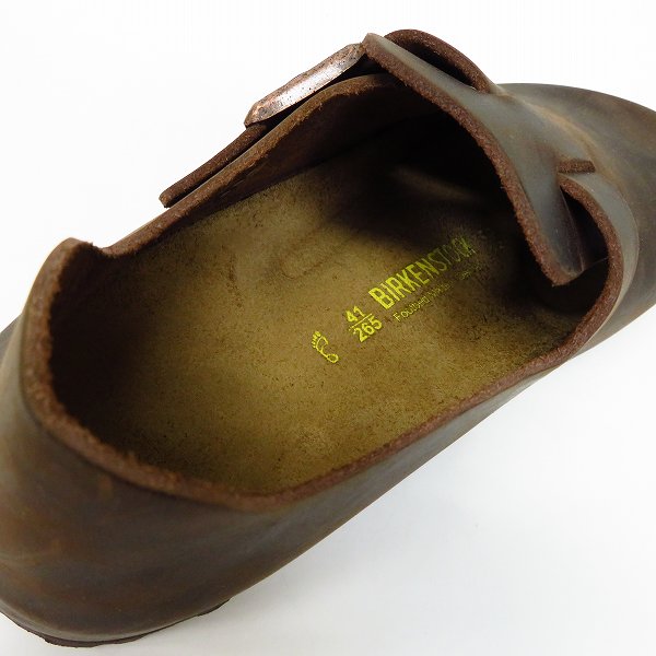 実際に弊社で買取させて頂いたBIRKENSTOCK/ビルケンシュトック LONDON/ロンドン サンダル レザー ブラウン/41の画像 4枚目