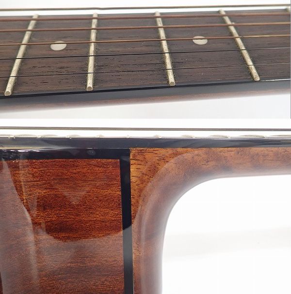 実際に弊社で買取させて頂いた★Epiphone/エピフォン AJ-100CE/N エレアコ/アコースティックギター/アコギ ソフトケース付の画像 4枚目