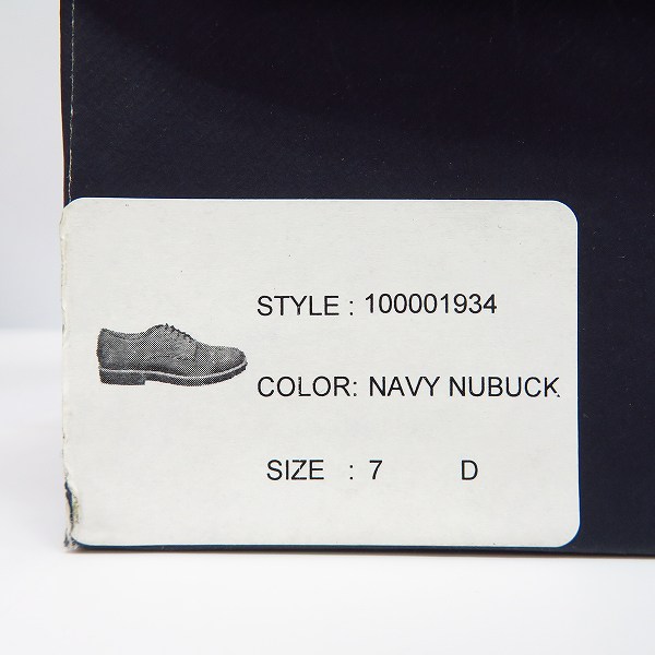 実際に弊社で買取させて頂いたBROOKS BROTHERS/ブルックスブラザーズ ヌバック クラシック プレーントゥ シューズ 7Dの画像 8枚目