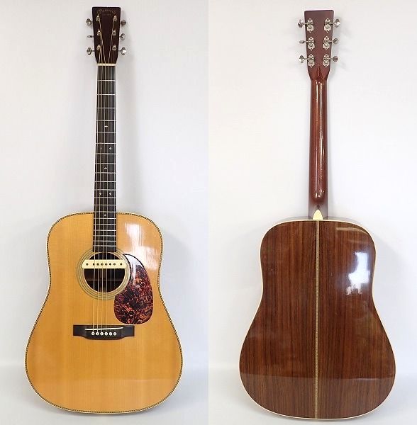 実際に弊社で買取させて頂いた★【難あり】MARTIN/マーティン HD-28V アコースティックギター/アコギ エレアコ仕様 2010年製 ハードケース付の画像 1枚目