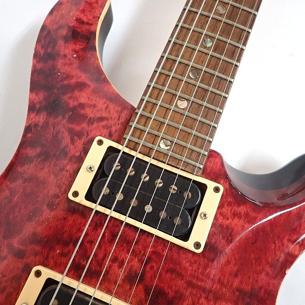 実際に弊社で買取させて頂いた★Paul Reed Smith/PRS/ポールリードスミス CE 24 Maple Raspberry ボルトオンネック ハードケース付きの画像 5枚目