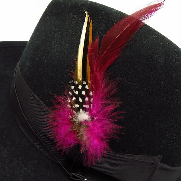 実際に弊社で買取させて頂いたCA4LA/カシラ KNOX NEWYORK ウール 中折ハット/帽子の画像 9枚目