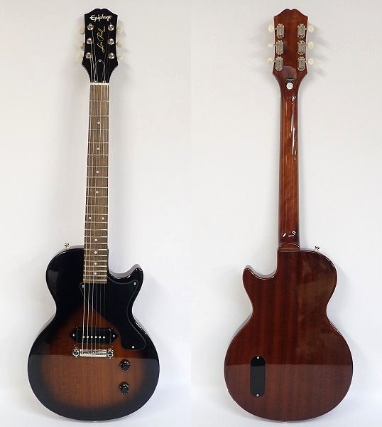 実際に弊社で買取させて頂いた★Epiphone/エピフォン Les Paul Junior/レスポール ジュニア ソフトケース付の画像 1枚目