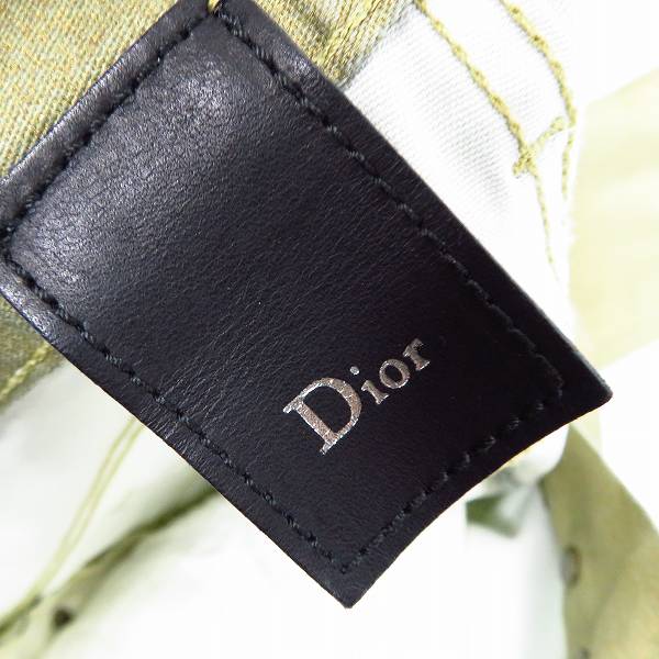実際に弊社で買取させて頂いた【JPタグ】Dior HOMME/ディオールオム 06SS ゴールドコーティング スキニーデニムパンツ 6EH1011405/26の画像 3枚目