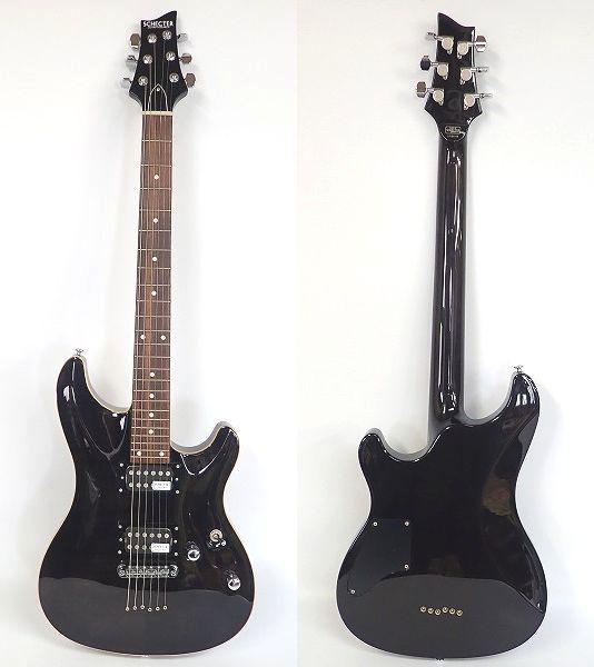 実際に弊社で買取させて頂いた★SCHECTER/シェクター RJ-1-24-TOM/STBK エレキギター 日本製 ギグケース付の画像 2枚目