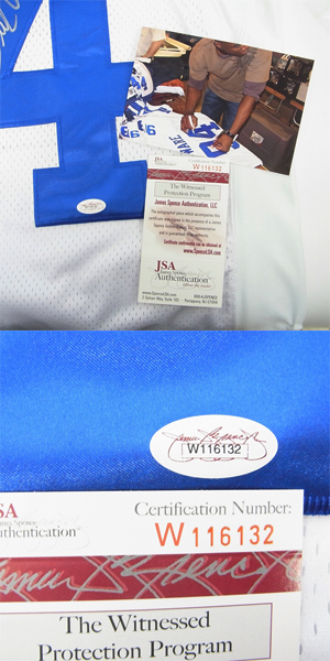 実際に弊社で買取させて頂いた【証明書付き】NFL ダラス カウボーイズ デマーカス ウェア ＃94 直筆サイン入り ユニフォーム/48の画像 6枚目