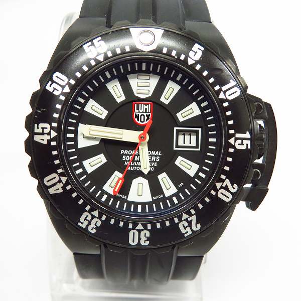実際に弊社で買取させて頂いたLUMINOX/ルミノックス ディープダイブ 1501/1500シリーズ オートマチック 腕時計の画像 1枚目