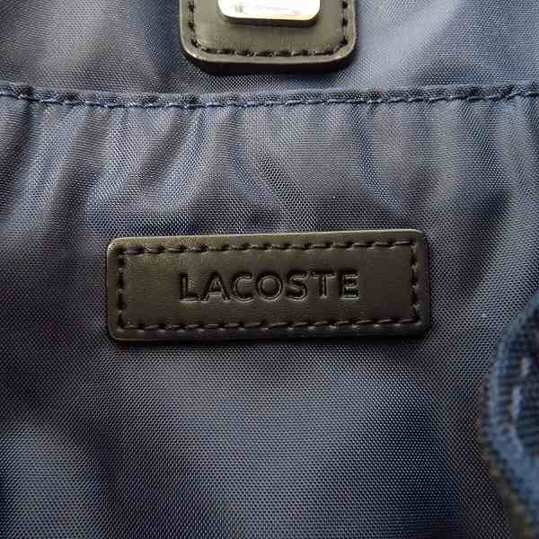 実際に弊社で買取させて頂いたLACOSTE/ラコステ ワンポイント ラバーロゴ トートバッグの画像 4枚目