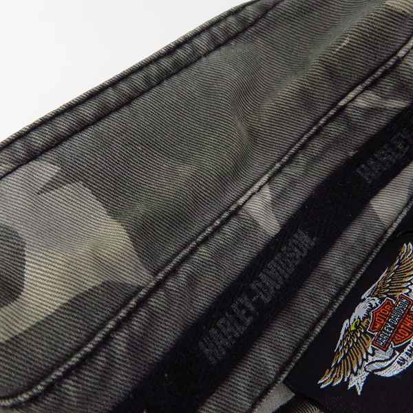 実際に弊社で買取させて頂いたHARLEY-DAVIDSON/ハーレーダビッドソン 迷彩/カモフラ柄 ワークシャツ/Mの画像 4枚目