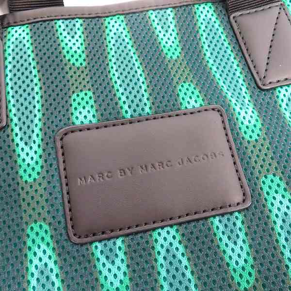 実際に弊社で買取させて頂いた【未使用】MARC BY MARC JACOBS/マークバイマークジェイコブス 総柄 メッシュ トートバッグ M0003184の画像 4枚目