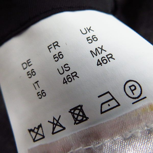 実際に弊社で買取させて頂いたBOSS HUGO BOSS/ボスヒューゴボス ウール混 スタンドカラーコート 50382187/46Rの画像 3枚目