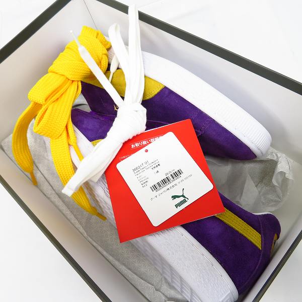 【新品】PUMA スウェード 50周年記念モデル プーマ Collectors Suede Classic パープル US8.5 ✨希少 puma suede classic collectors 50周年 プーマ「スウェード