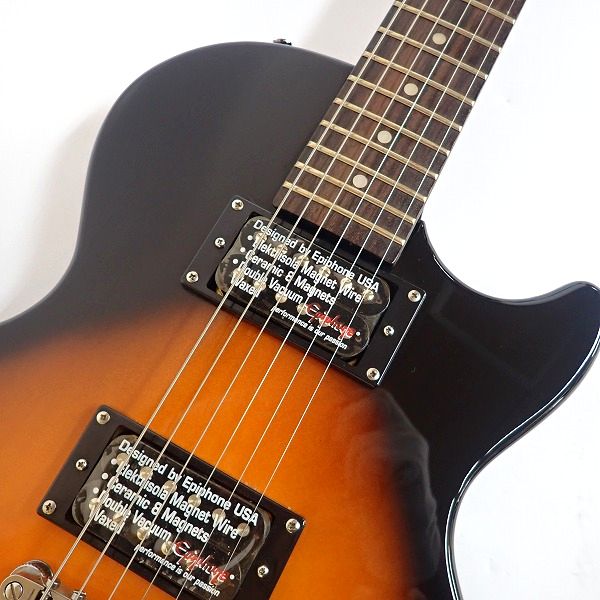 実際に弊社で買取させて頂いた★Epiphone/エピフォン Les Paul Special Ⅱ VS/レスポール スペシャル2 ビンテージサンバーストの画像 4枚目