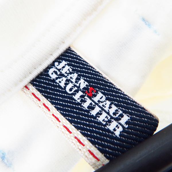 実際に弊社で買取させて頂いたJEAN PAUL GAULTIER/ジャンポールゴルチェ シャドーエンブレム Vネック 半袖 Tシャツ カットソー/Sの画像 3枚目