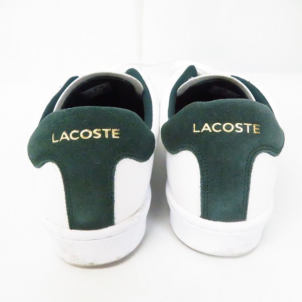 実際に弊社で買取させて頂いたLACOSTE/ラコステ レザー ローカットスニーカー 38SMA0023/7.5の画像 1枚目