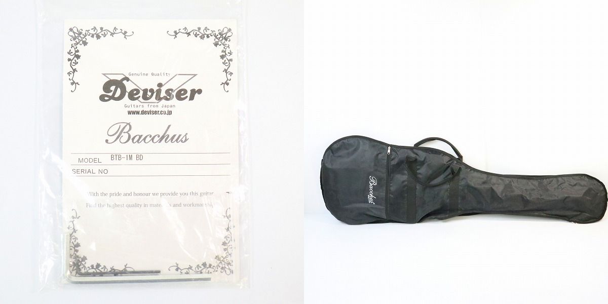 実際に弊社で買取させて頂いた★Bacchus/バッカス UNIVERSE SERIES BTB-1M BD テレキャスターベース タイプ エレキベース ソフトケース付きの画像 9枚目