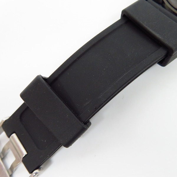 実際に弊社で買取させて頂いたLUMINOX/ルミノックス F-117 NIGHTHAWK/ナイトホーク ラバーベルト 腕時計/ウォッチ 黒 6400-200【動作未確認】の画像 4枚目