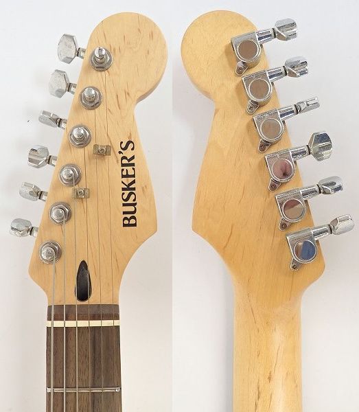 実際に弊社で買取させて頂いた★BUSKER'S/バスカーズ ストラトキャスターType ソフトケース付の画像 2枚目