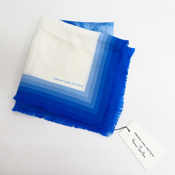 実際に弊社で買取させて頂いた【未使用】DRIES VAN NOTEN/ドリスヴァンノッテン Verner Panton FEEL シルクスカーフ