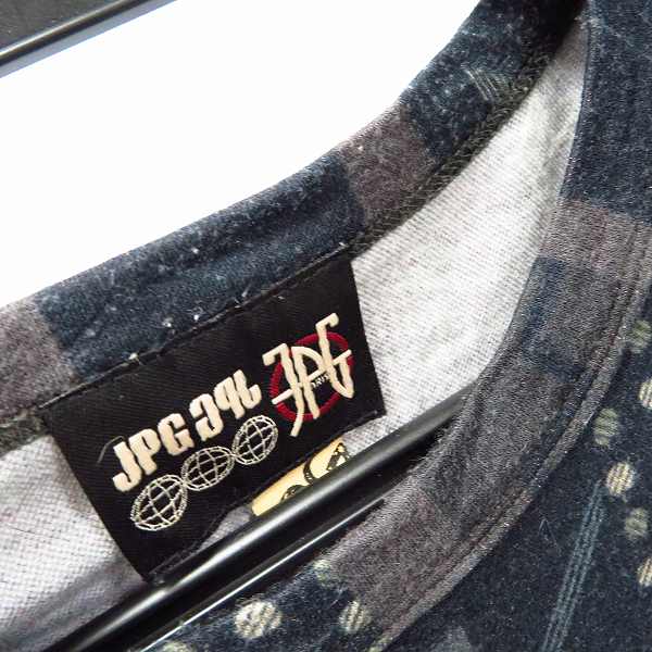 実際に弊社で買取させて頂いたJPG/ジャンポールゴルチェ マルチ柄 レーヨン 長袖 Tシャツ/カットソー 48の画像 6枚目