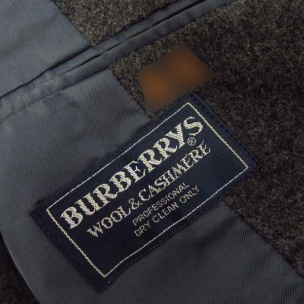 実際に弊社で買取させて頂いたBurberrys/バーバリーズ ウール/カシミア混 ロングコート 94 175の画像 4枚目