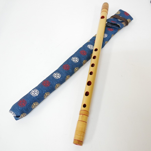 実際に弊社で買取させて頂いた㐂月/喜月 篠笛 十本調子 7穴 横笛 和楽器