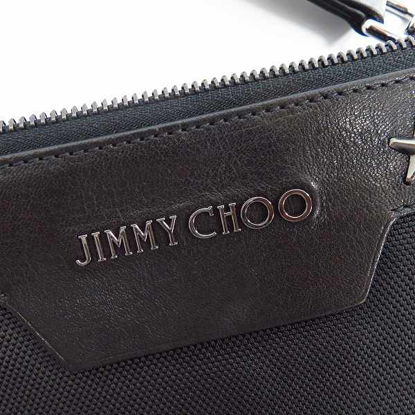 実際に弊社で買取させて頂いたJIMMY CHOO/ジミーチュウ スタースタッズ レザー切り替え クラッチ/ショルダーバッグの画像 4枚目