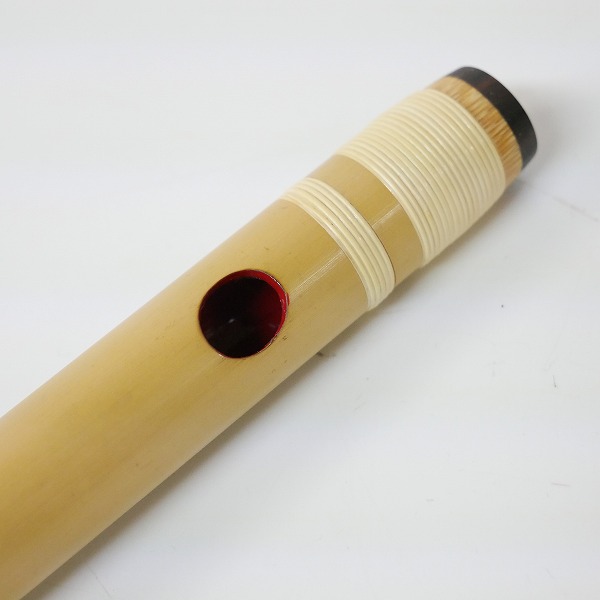 実際に弊社で買取させて頂いた宮本卯之助 篠笛 丸宮 唄笛 六本調子 横笛 和楽器の画像 3枚目