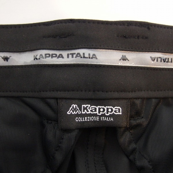 実際に弊社で買取させて頂いた【未使用】kappa/カッパ ゴルフ ロング スラックスパンツ ブラック KC612PA01/XOの画像 2枚目