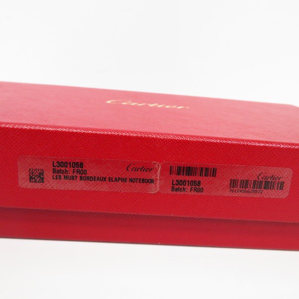 実際に弊社で買取させて頂いたCartier/カルティエ レ・マスト パイソンレザー ノートブックカバー L3001058の画像 8枚目