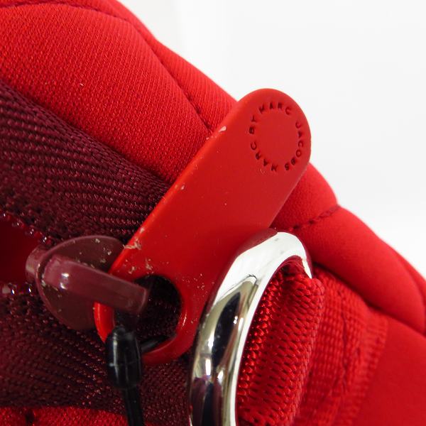 実際に弊社で買取させて頂いた【未使用】MARC BY MARC JACOBS/マークバイマークジェイコブス 2WAY PCケース/ブリーフケース レッド M0005244の画像 5枚目