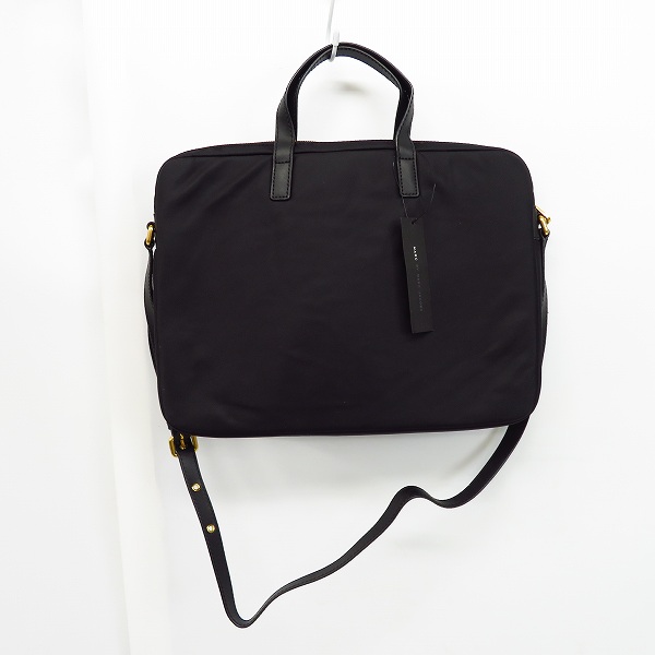 実際に弊社で買取させて頂いた【未使用】MARC BY MARC JACOBS/マークバイマークジェイコブス 2WAY PCケース/ブリーフケース 黒 M0001304の画像 1枚目