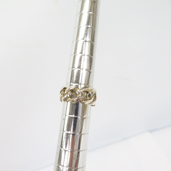実際に弊社で買取させて頂いたGARNI/ガルニ MIL Chain Ring チェーンリング イエロー/18.5号の画像 6枚目