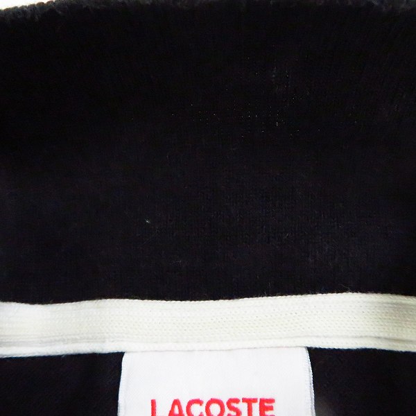 実際に弊社で買取させて頂いた LACOSTE/ラコステ 胸ロゴ 刺繍 半袖ポロシャツ Size：4  2点セットの画像 3枚目