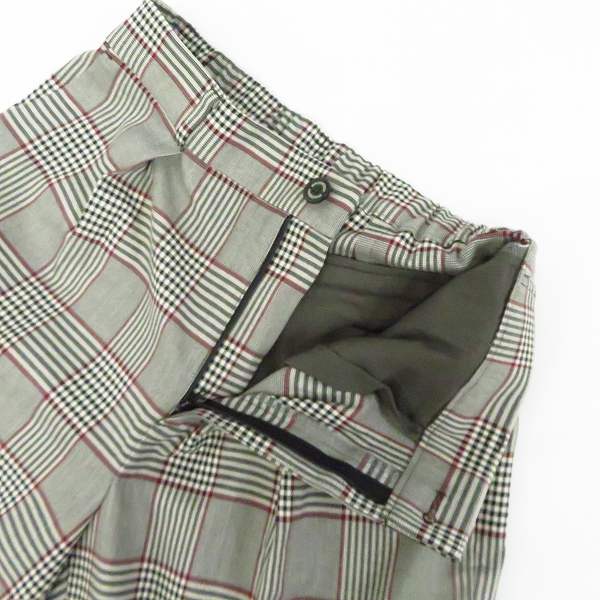 実際に弊社で買取させて頂いた【未使用】MACKINTOSH PHILOSOPHY/マッキントッシュ フィロソフィー グレンチェック柄 スラックスパンツ 36の画像 2枚目