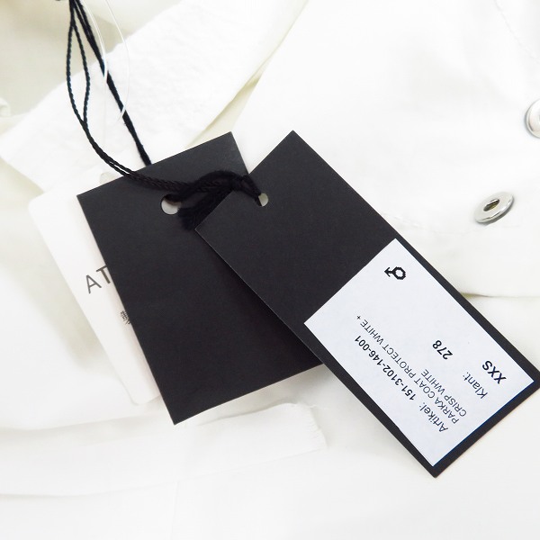 実際に弊社で買取させて頂いた【未使用】ANN DEMEULEMEESTER/アンドゥムルメステール ロング コート フーディ付き 2way XXSの画像 5枚目