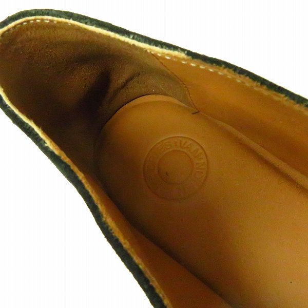 実際に弊社で買取させて頂いたDRIES VAN NOTEN/ドリスヴァンノッテン スエード スリッポン MS25/874 QU114 BLACK900/41の画像 4枚目