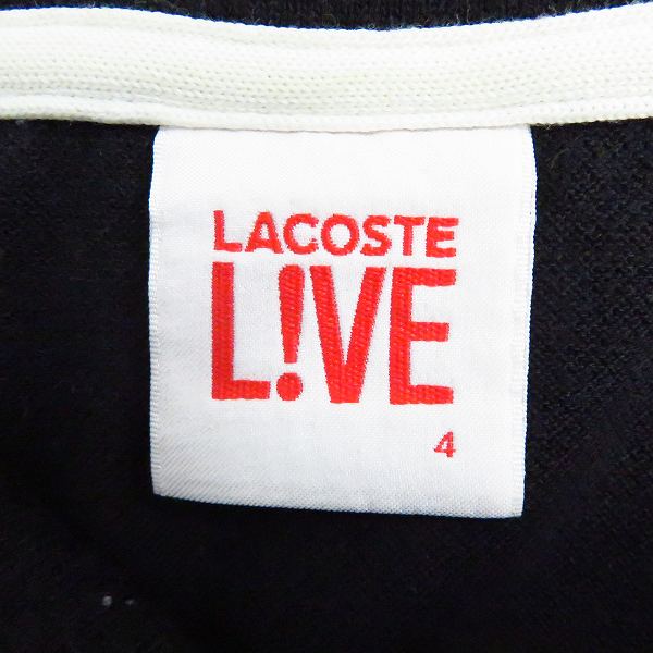 実際に弊社で買取させて頂いた LACOSTE/ラコステ 胸ロゴ 刺繍 半袖ポロシャツ Size：4  2点セットの画像 2枚目