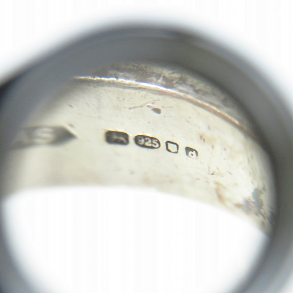 実際に弊社で買取させて頂いたCRAZY PIG/クレイジーピッグ TWO SKULL TUDOR RING/2スカルチューダーリング 11.5号の画像 7枚目