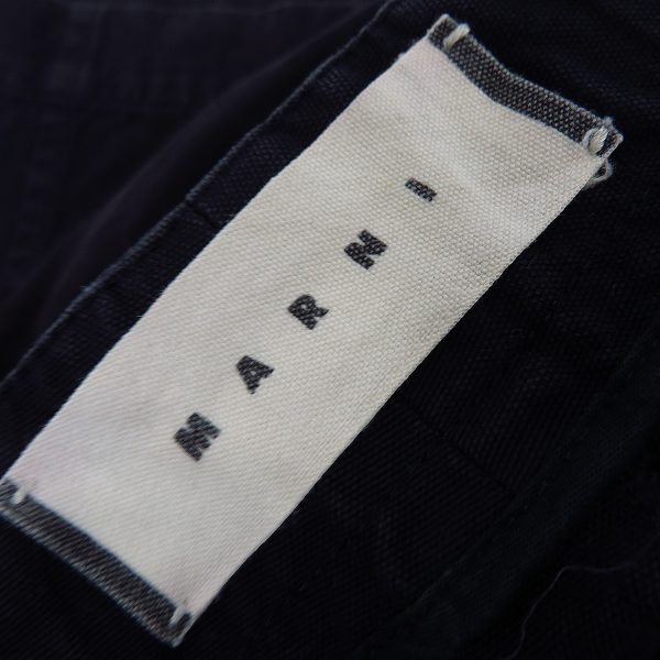 実際に弊社で買取させて頂いたMARNI/マルニ ハーフパンツ/ショーツ/ネイビー/50の画像 3枚目
