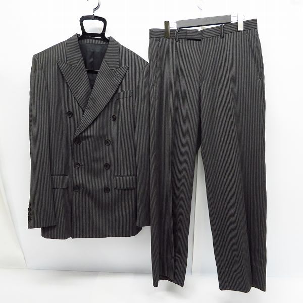実際に弊社で買取させて頂いたJEAN PAUL GAULTIER HOMME/ジャンポールゴルチェオム ダブル テーラードジャケット スーツ セットアップ 50/82の画像 0枚目