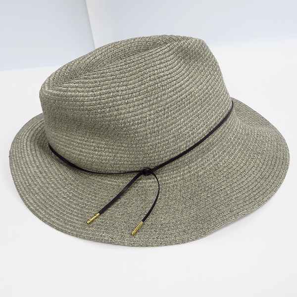 実際に弊社で買取させて頂いたCA4LA/カシラ 旅風LEATHER 中折れハット JUN01828/XLの画像 2枚目