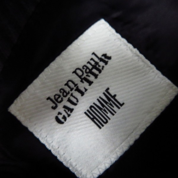 実際に弊社で買取させて頂いたJEAN PAUL GAULTIER HOMME/ジャンポールゴルチェオム ダブル テーラードジャケット スーツ セットアップ 50/82の画像 2枚目