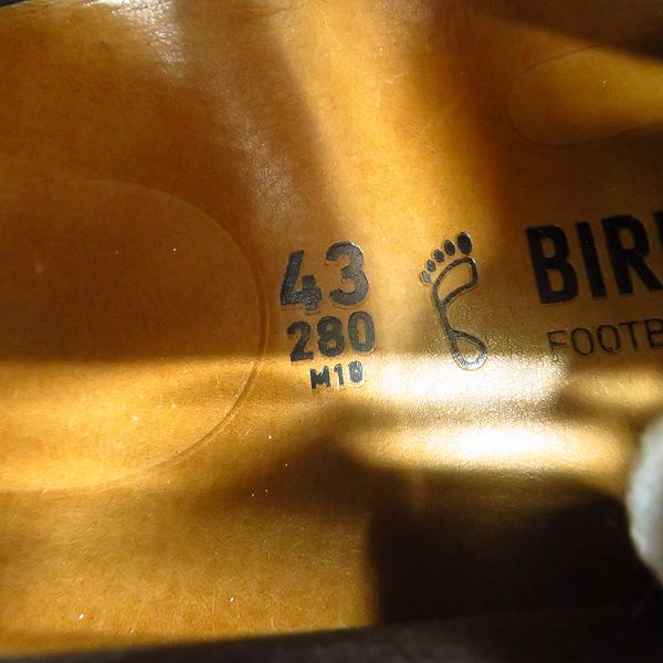 実際に弊社で買取させて頂いたBIRKENSTOCK/ビルケンシュトック BARTLETT NATURAL LEATHER/43の画像 5枚目