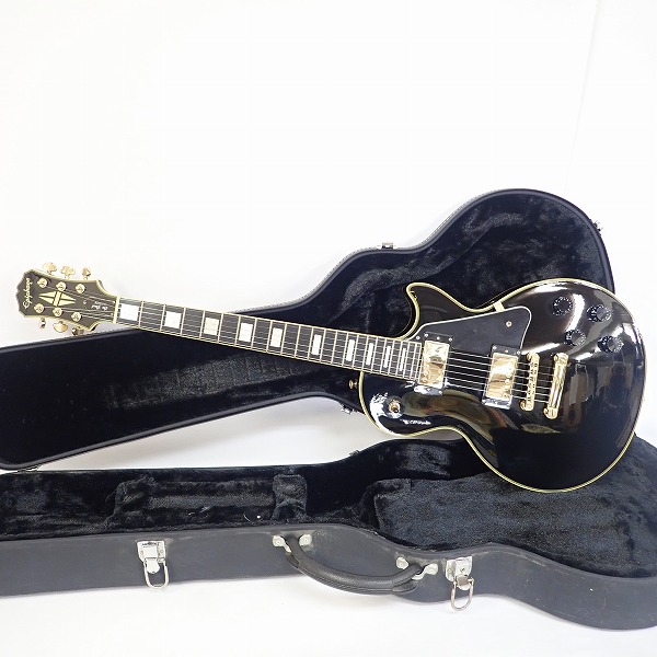実際に弊社で買取させて頂いた★【難あり】Epiphone/エピフォン Les Paul Custom/レスポールカスタム ハードケース付