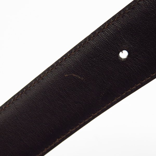 実際に弊社で買取させて頂いた Cartier/カルティエ レザー ベルト フラット バックル ブラックの画像 3枚目