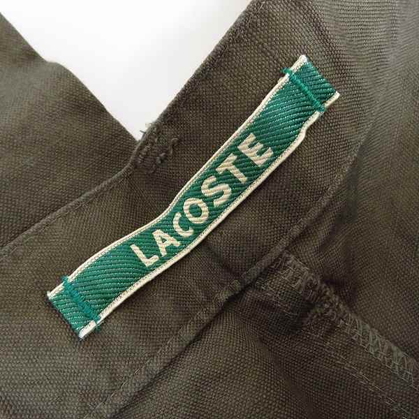 実際に弊社で買取させて頂いたLACOSTE/ラコステ ワンポイントロゴ  チノパン/スラックス/ハーフパンツ ボトムス 6点セット 76/38 の画像 3枚目