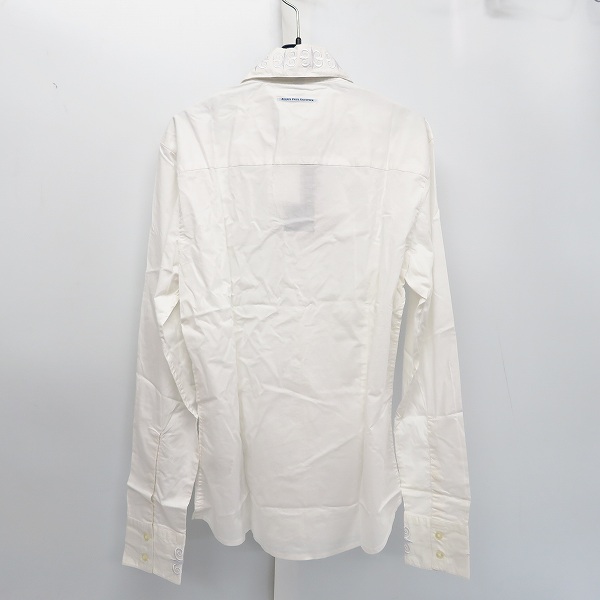 実際に弊社で買取させて頂いたJEAN PAUL GAULTIER/ジャンポールゴルチェ 刺繡 ビッグカラー 長袖 ドレスシャツ Mの画像 1枚目