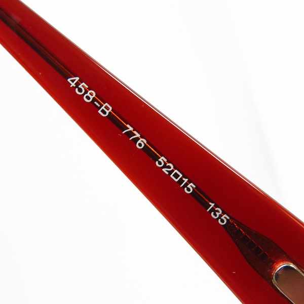 実際に弊社で買取させて頂いたBVLGARI/ブルガリ メガネフレーム/アイウェア 458-B 776の画像 6枚目